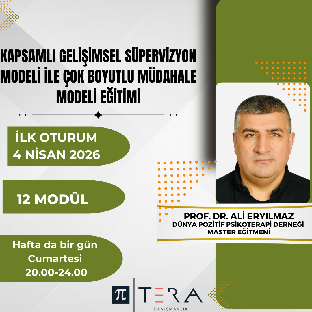 Kapsamlı Gelişimsel Süpervizyon Modeli İle Çok Boyutlu Müdahale Modeli Eğitimi